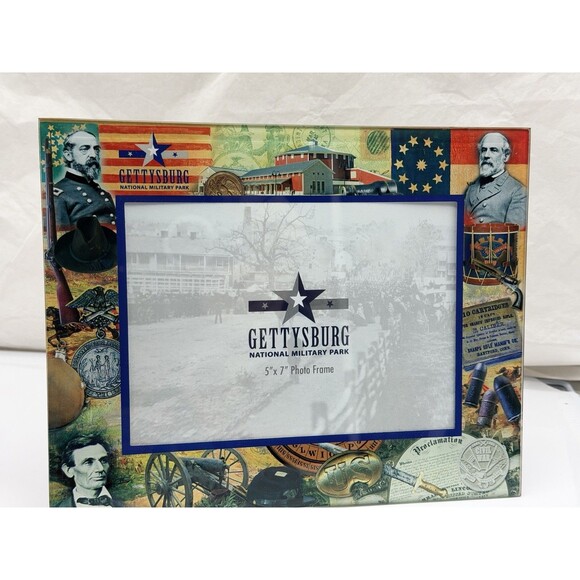 Gettysburg National Park Collector Photo Picture Frame 5 X 7 Civil War Design - Picture 5 of 11